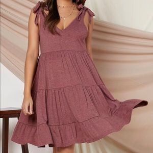 SHEIN 2xL plus knot strap dress